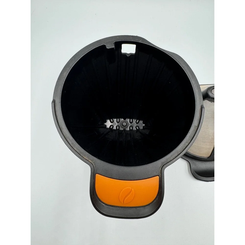 Ninja Brew Basket CP301 Filter Holder & Permanent Mesh Filter Black Orange